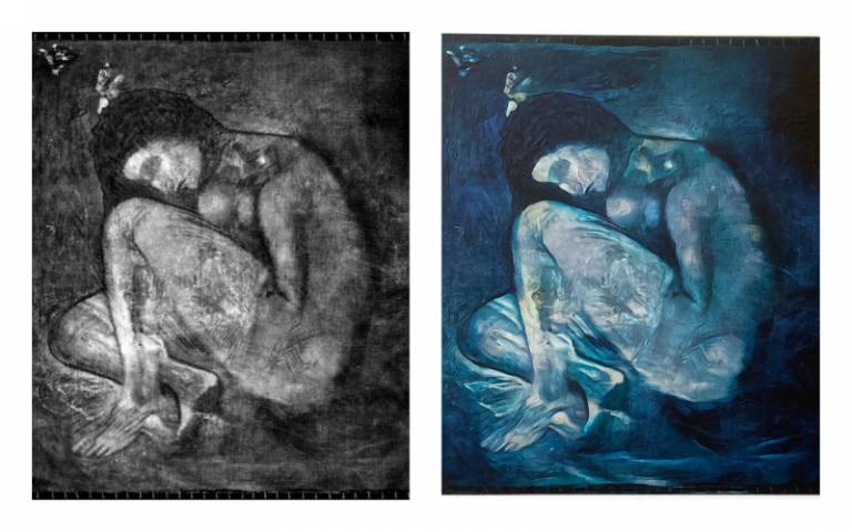 Artificial Intelligence Reproduces ‘Lost’ Picasso’s ‘Lonesome Crouching Nude’