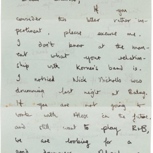 Sotheby’s to Offer 1962 Letter from Brian Jones Recruiting Charlie Watts to The Rolling Stones