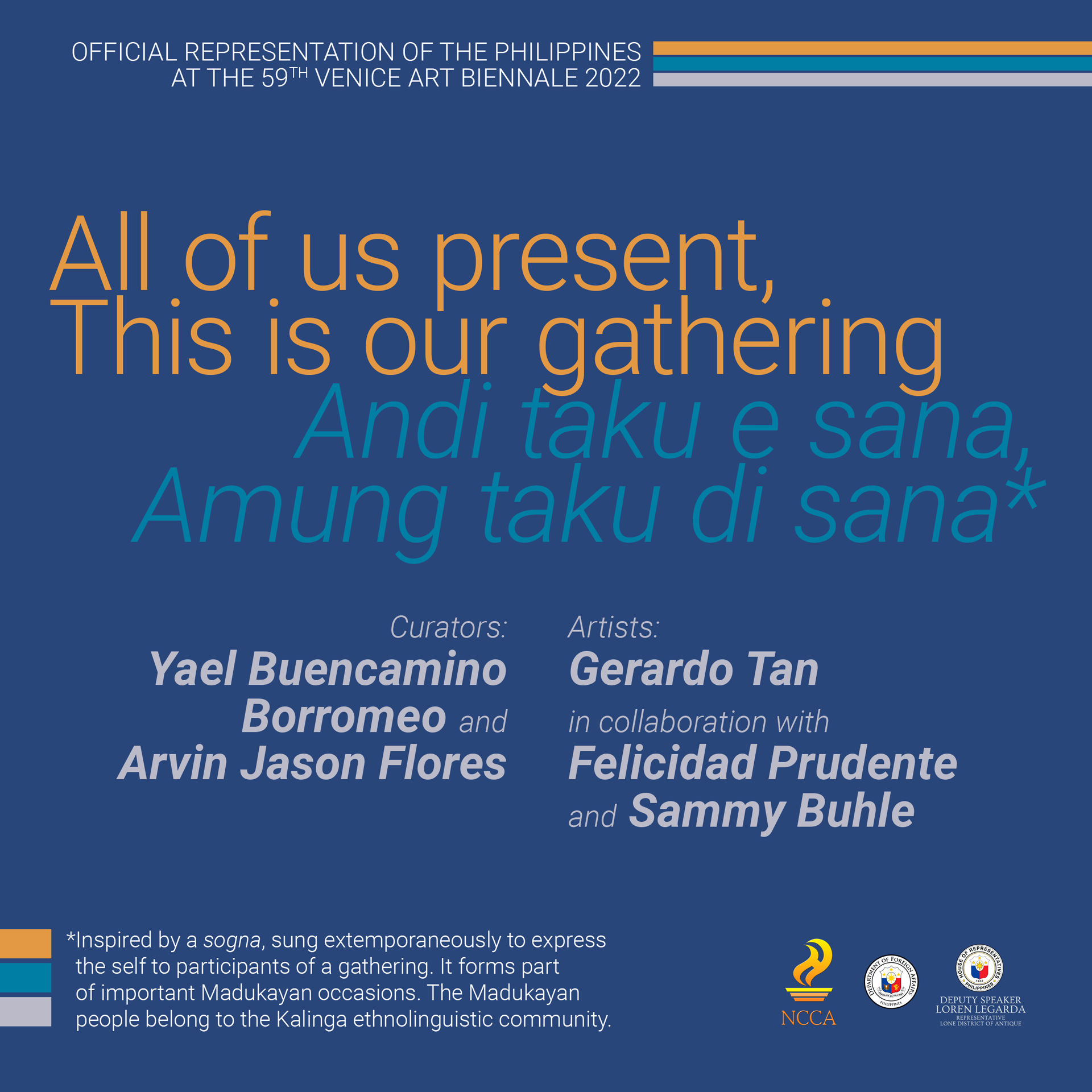 Philippines Names Representative at the 59th Venice Art Biennale
