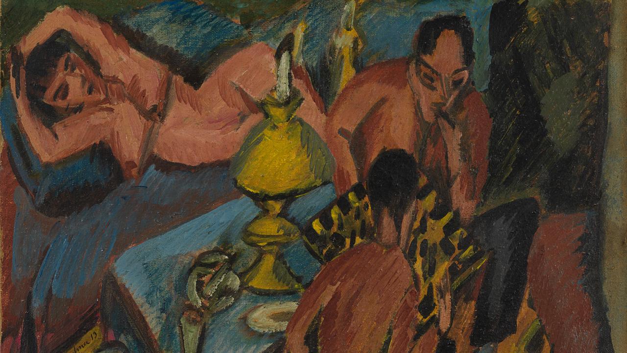 Kirchner Painting remains in the Brücke Museum