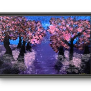 Hanz Human (South Africa) " Moonlight Walk in Fall" 2024