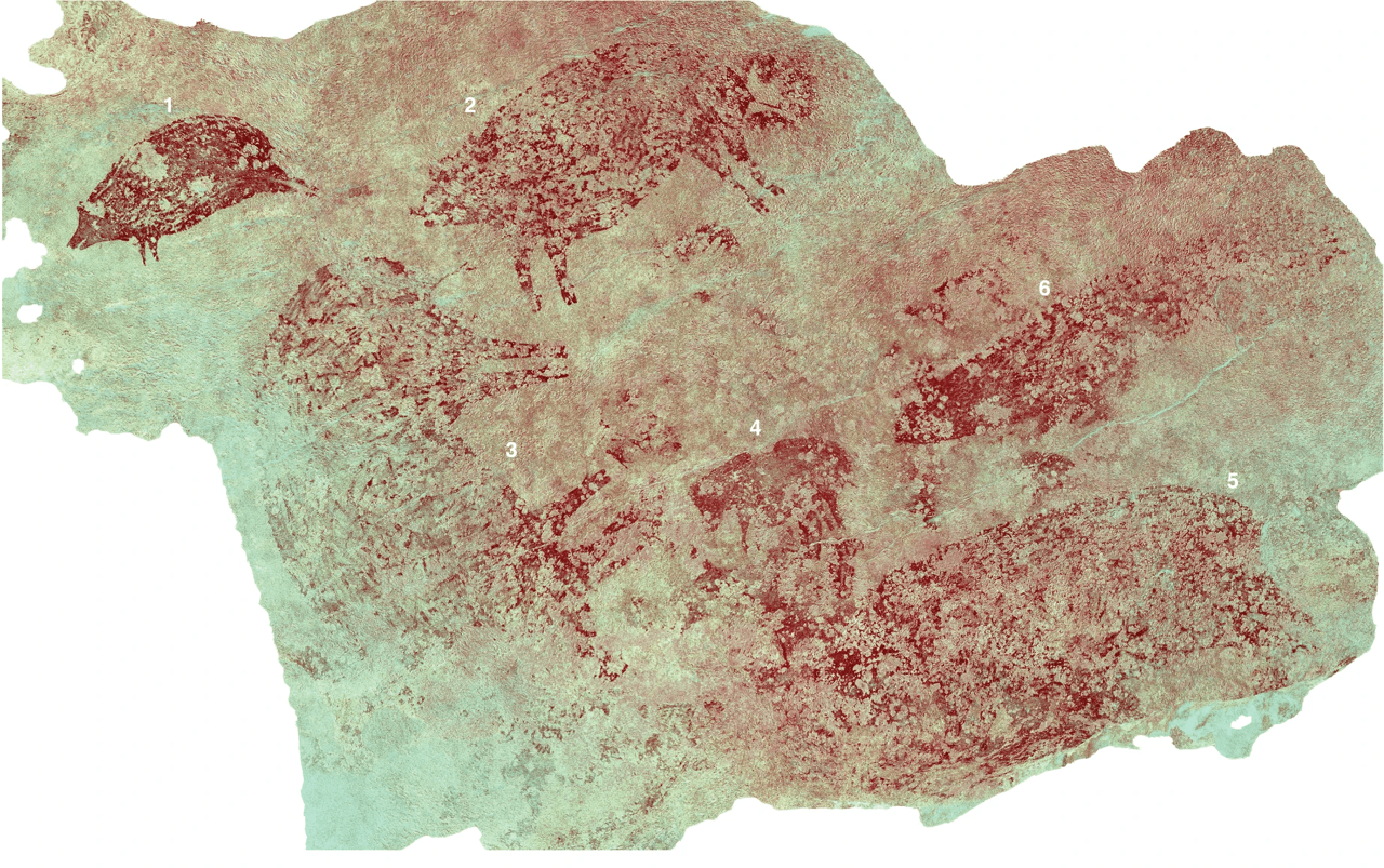 Discovered Cave Painting in Indonesia is the Oldest known ‘Picture Story’ 