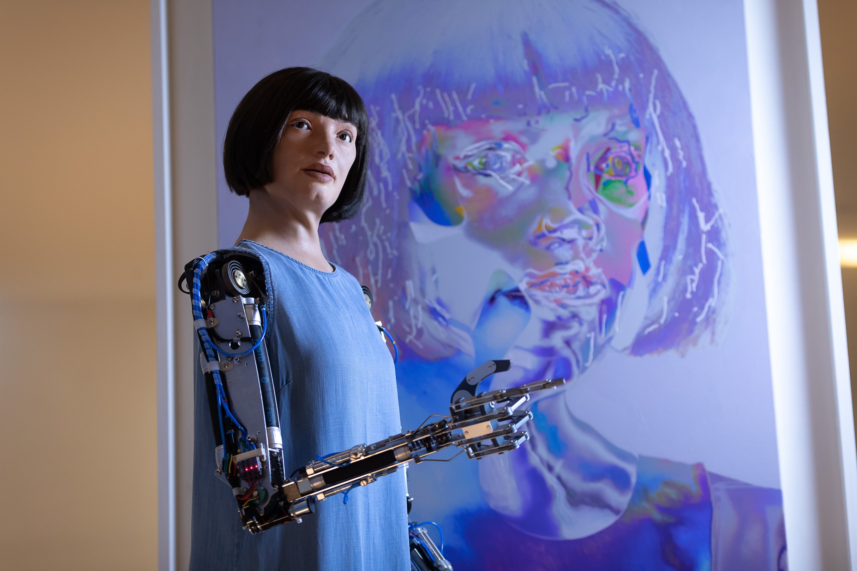 Egypt Detains Artificial Artist Ai-Da for Fear of Being a Spy Plot