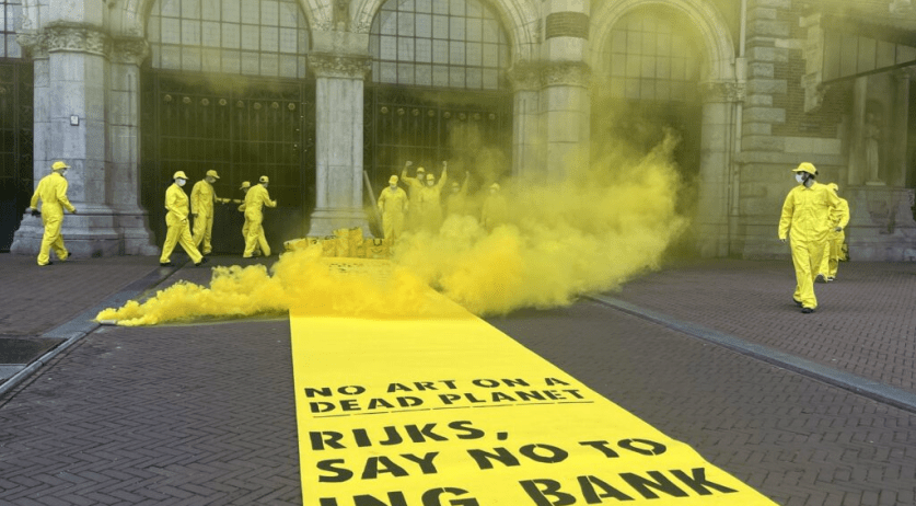 Extinction Rebellion to protest at Rijksmuseum Amsterdam over ING Sponsorship
