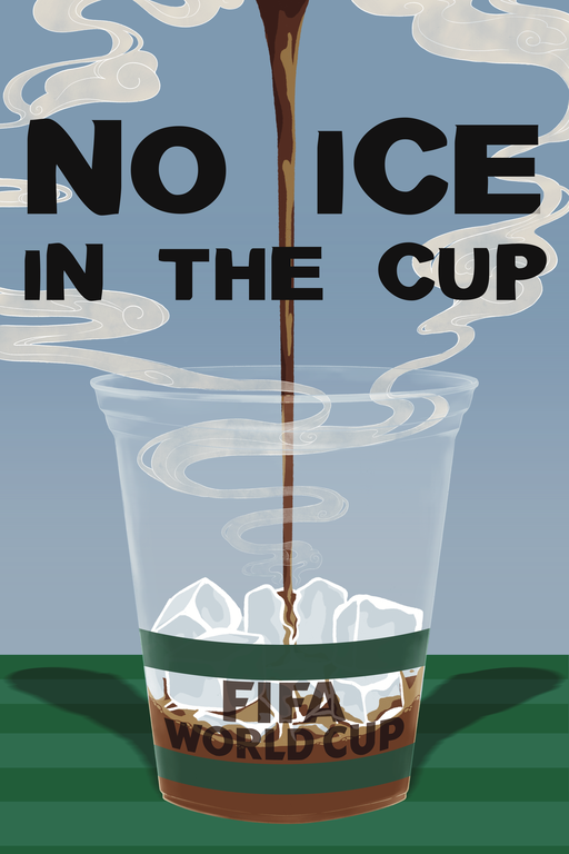 Art Campaign demands an ICE-free World Cup