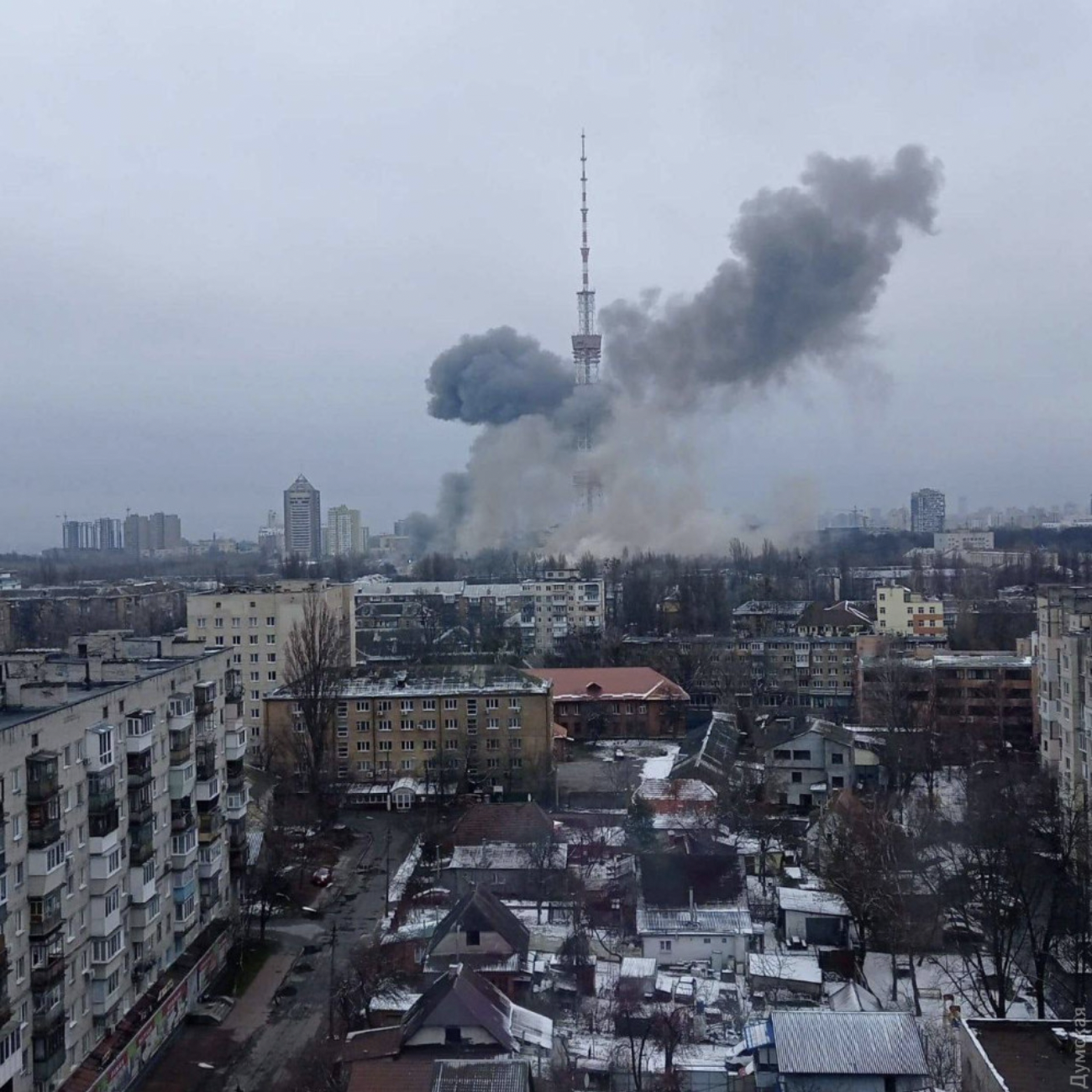 Russian Forces Strike Babyn Yar Holocaust Memorial Site in Kyiv, Ukraine