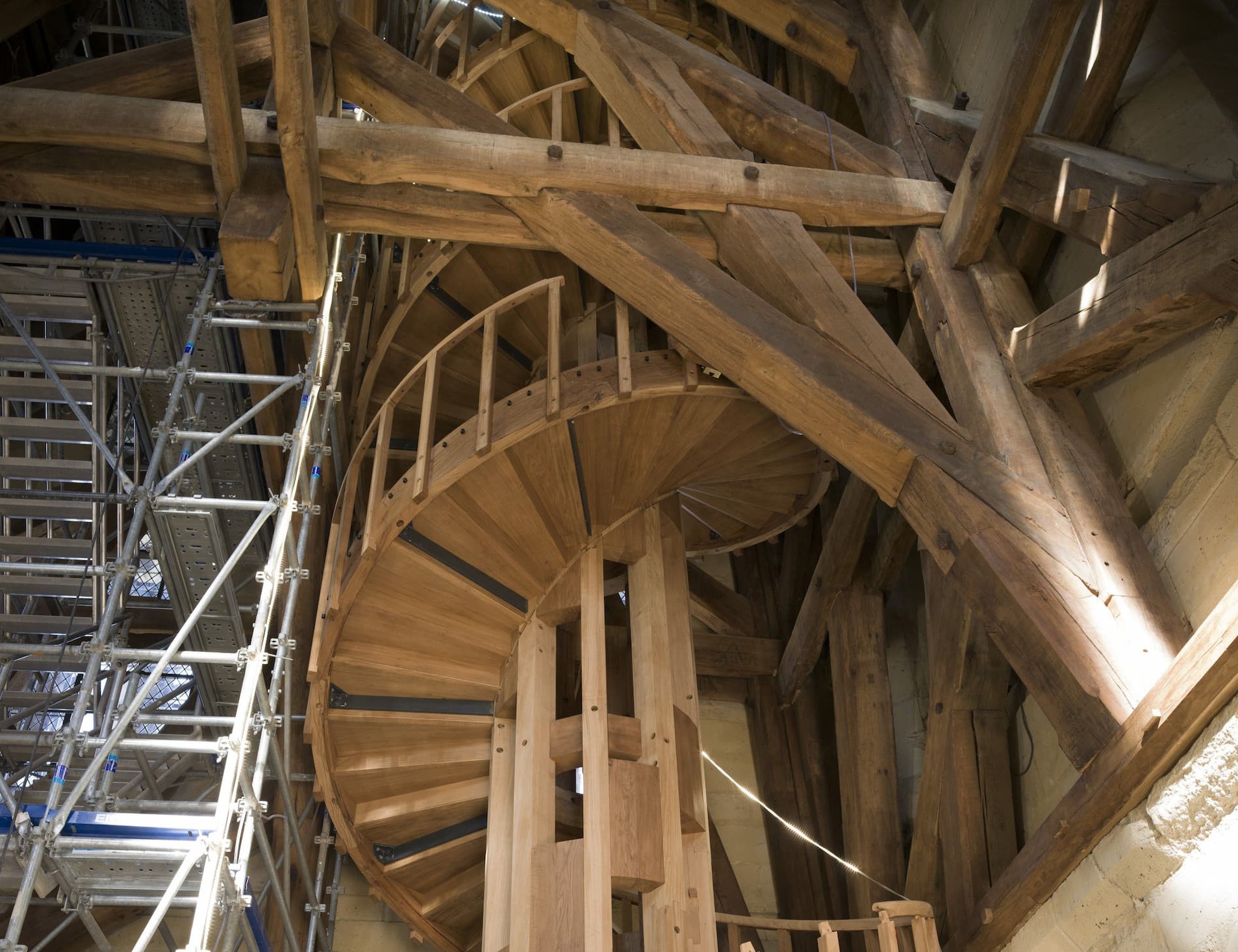 A New Staircase for Notre Dame's South Tower