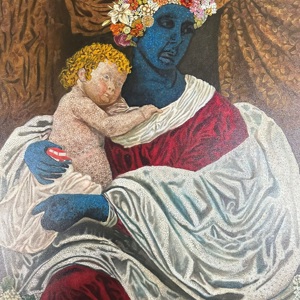 Kimathi Mafafo (b. 1984 South Africa) Blue 2014