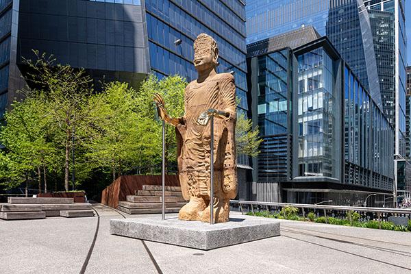 Buddha Sculpture by Tuan Andrew Nguyen opens on New York's High Line Plinth