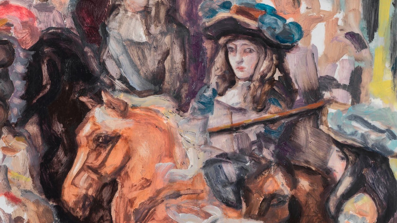 Hosts at the Louvre.  Kader Attia and Elizabeth Peyton