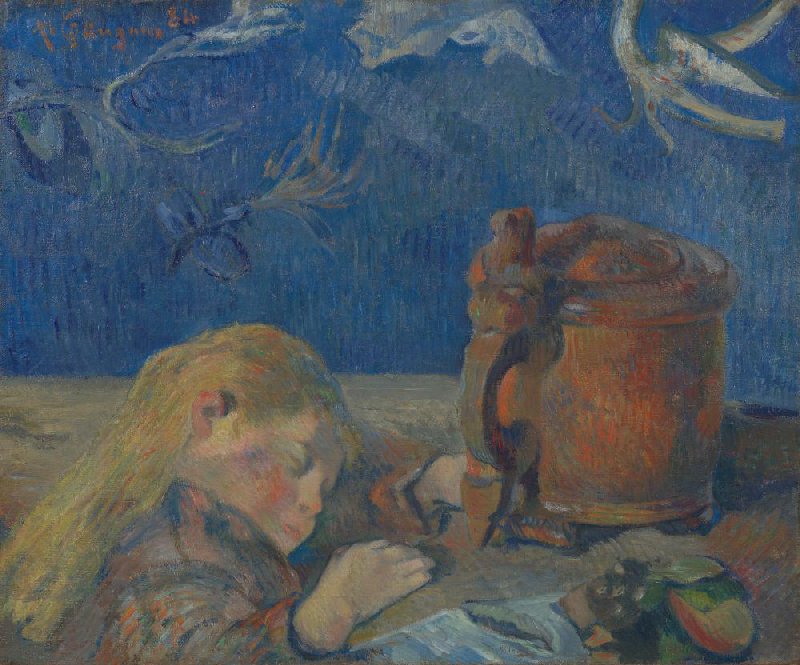 The Van Gogh Museum acquired Clovis Sleeping by Paul Gauguin
