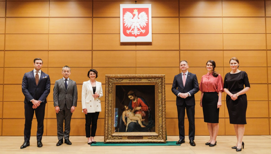 Nazi Looted Painting During WWII Returns to Poland from Japan