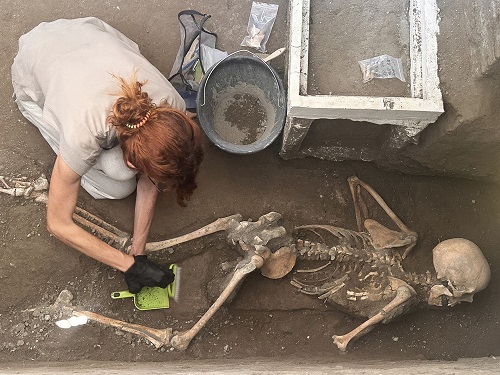 Pompeii, the Remains of two More Victims of the Eruption found in Region IX