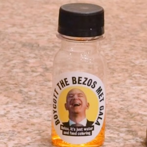 Met Gala Protesters leave 300 ‘Urine Bottles’ inside the Met to protest Jeff Bezos Involvement