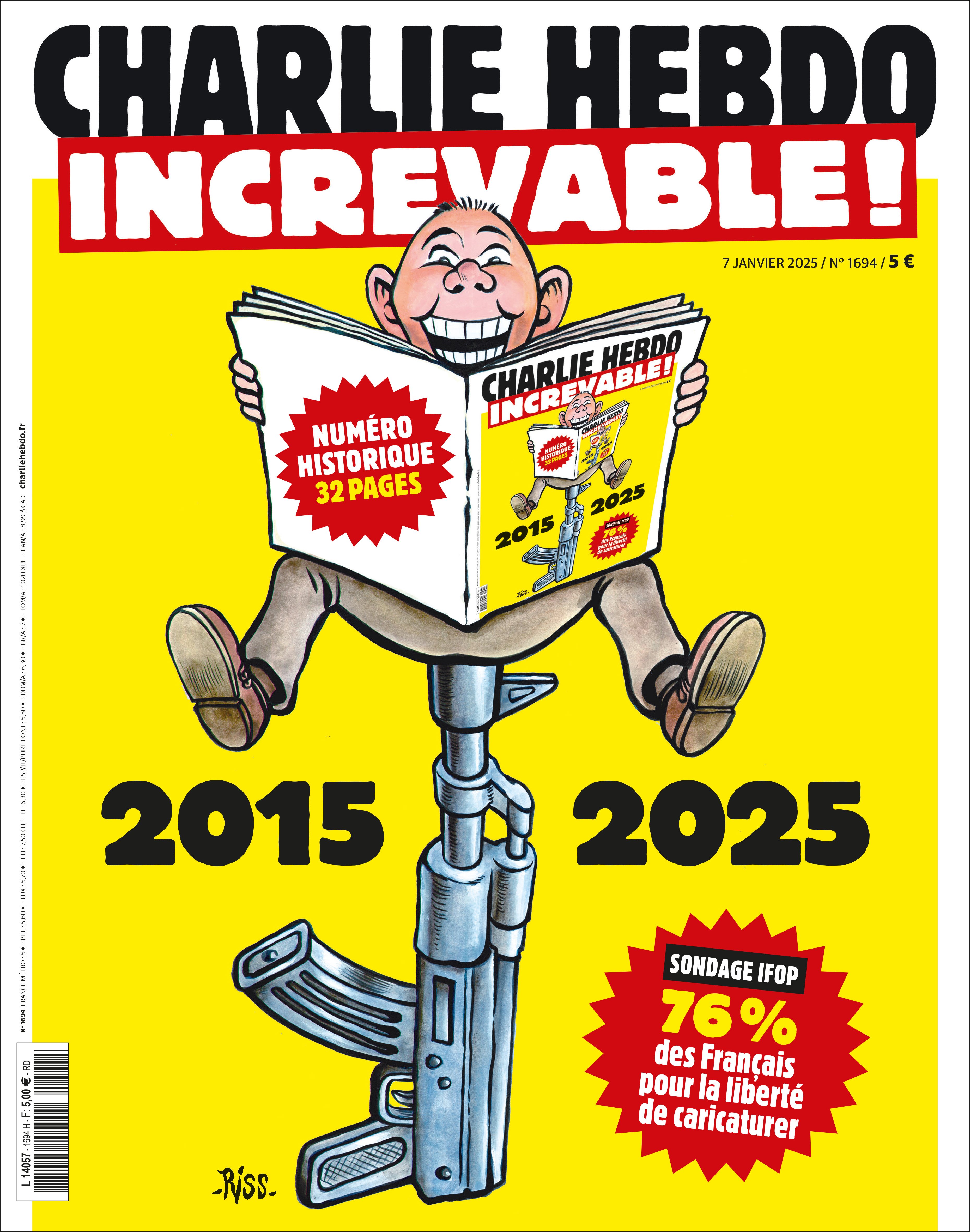 Charlie Hebdo releases Special Issue 10 Years after Attack