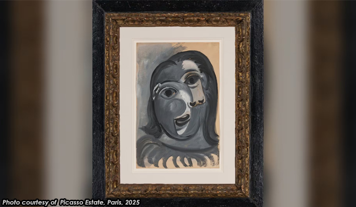 Charity Raffle offers Picasso Portrait for 100 Euros a Ticket