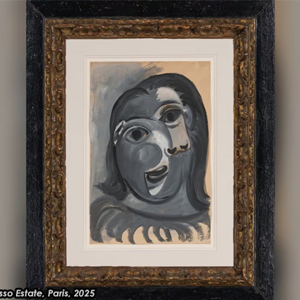 Charity Raffle offers Picasso Portrait for 100 Euros a Ticket