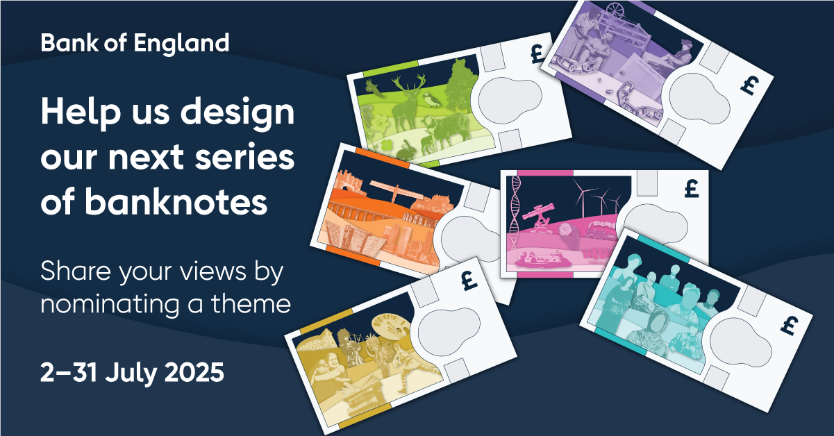 Bank of England launches Consultation on Future Banknote Designs