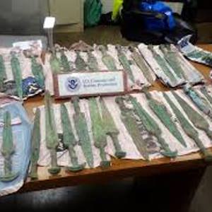 U.S. Customs and Border Protection intercept Bronze Age Swords and Arrowheads from Iran