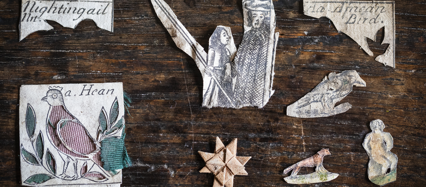 Decorative 17th Century Paper Cutting found under Floorboards at Sutton House London