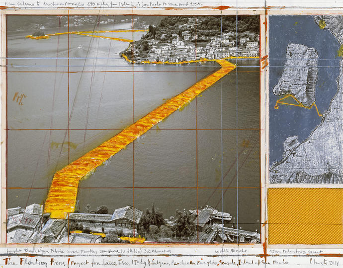 The Floating Piers, Project for Lake Iseo, Italy