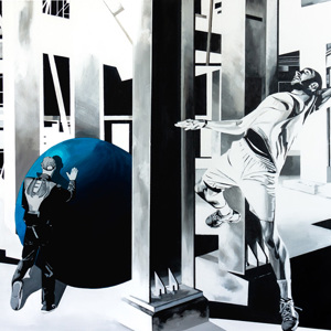 Marit Otto (°1970, Netherlands) "Man's World" 2025