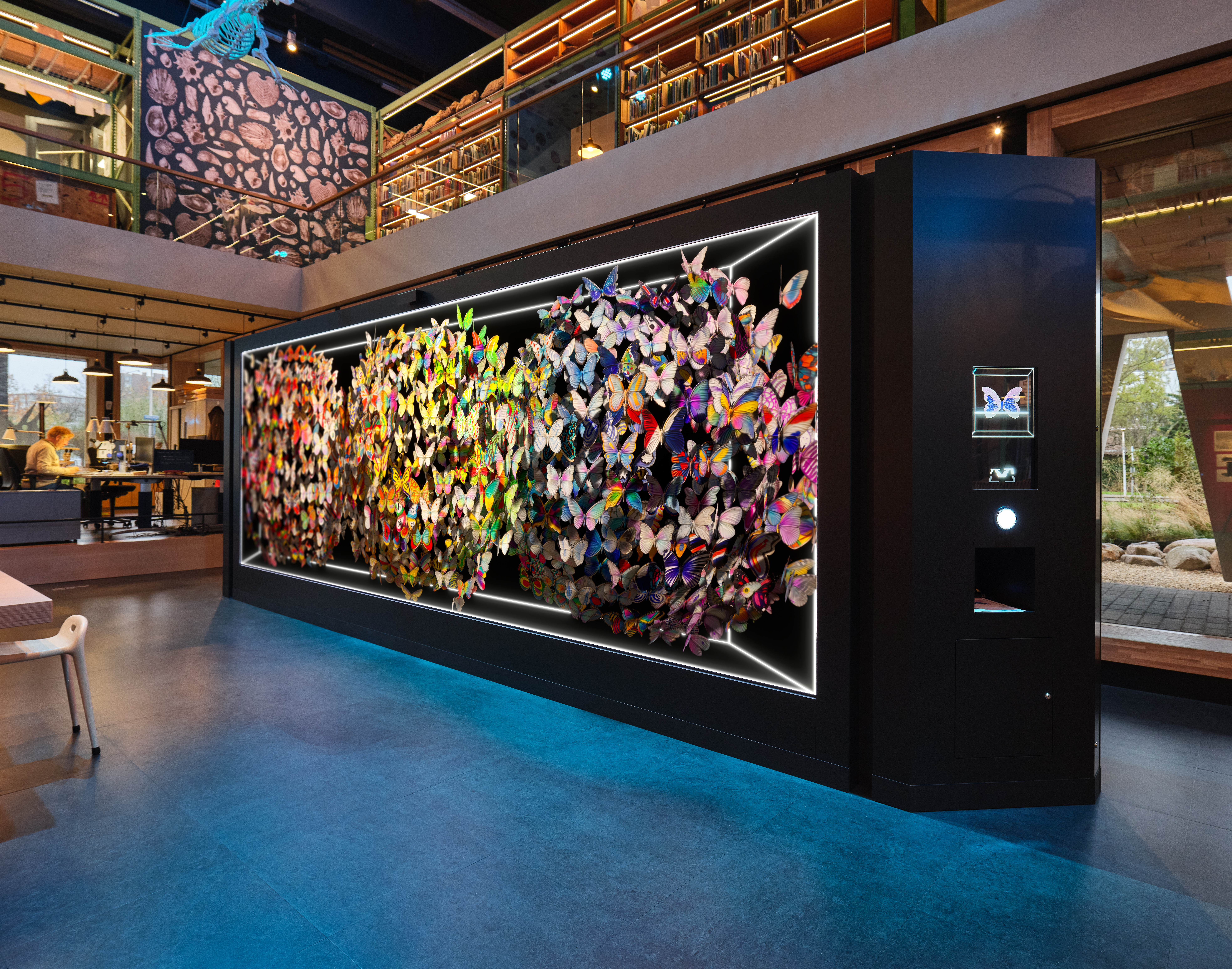 Butterflies come to Life with New Interactive Artwork at Naturalis