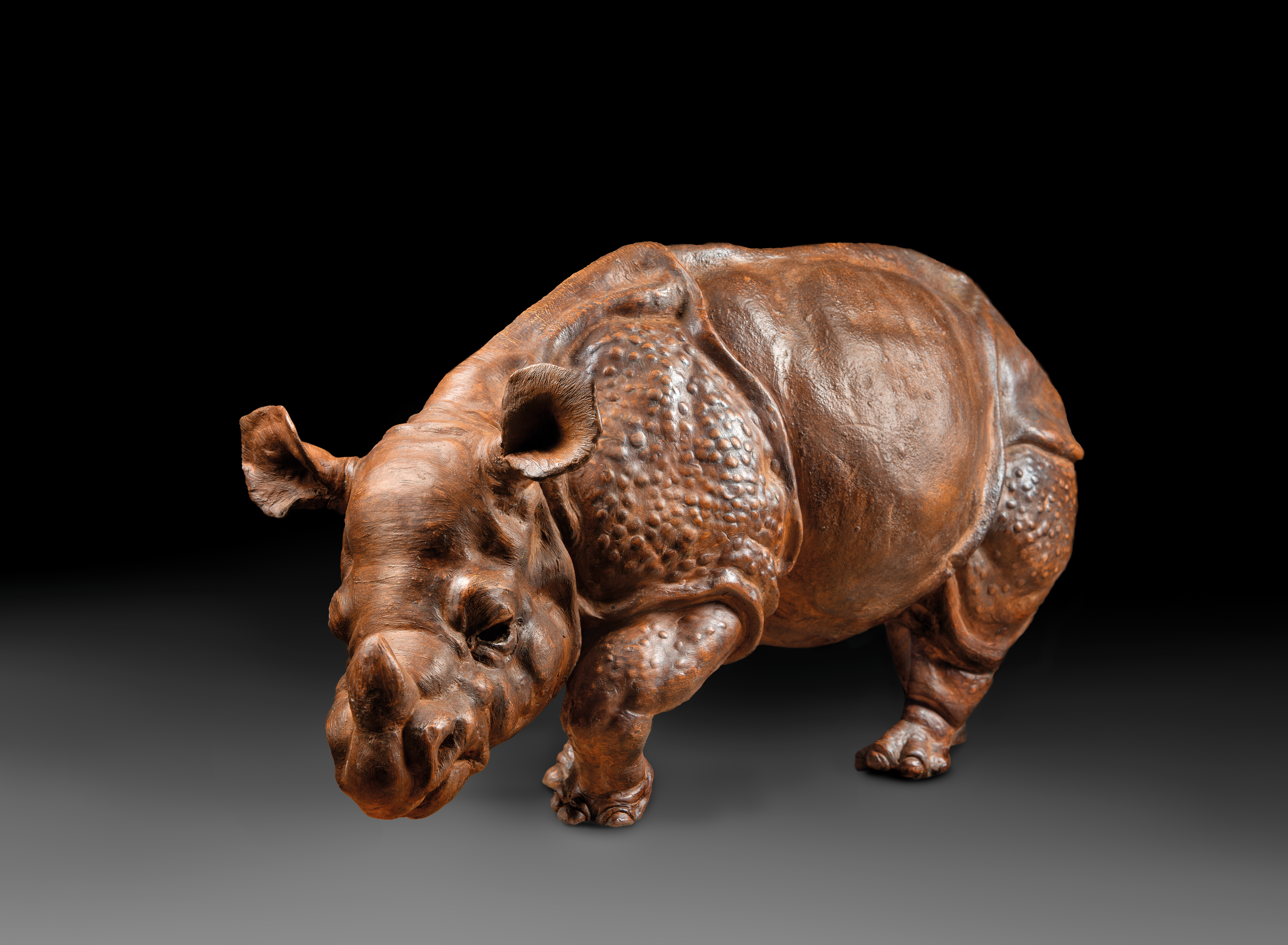 Rijksmuseum Amsterdam buys Statue of the Rhinoceros Clara at TEFAF