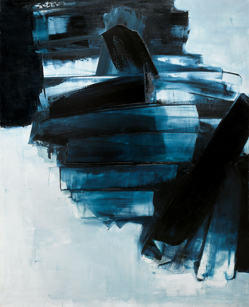 Pierre Soulages, Peinture 162 X 130 cm, 14 Avril 1962.