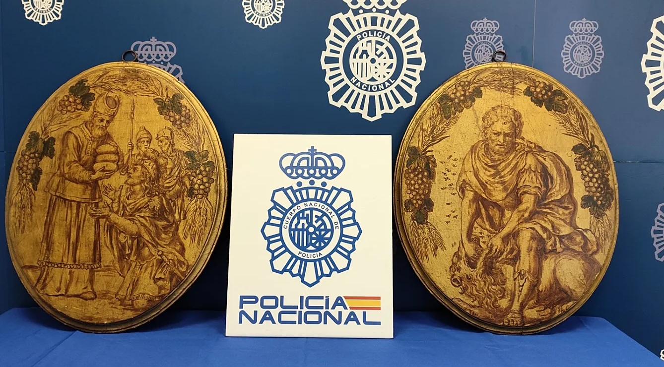 Spain's National Police recovers two 17th-Century Paintings
