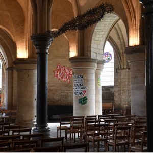 Graffiti Art Installation at Canterbury Cathedral divides Opinion