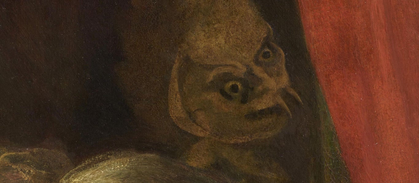 The Devil in the Detail: A Demon re-emerges from the Canvas of a Painting by Joshua Reynolds