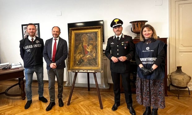 Italy recovers Lost Botticelli Painting in Naples