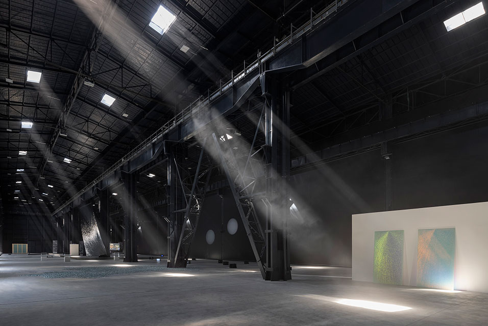 Ann Veronica Janssens Grand Bal at Pirelli HangarBicocca in Milan