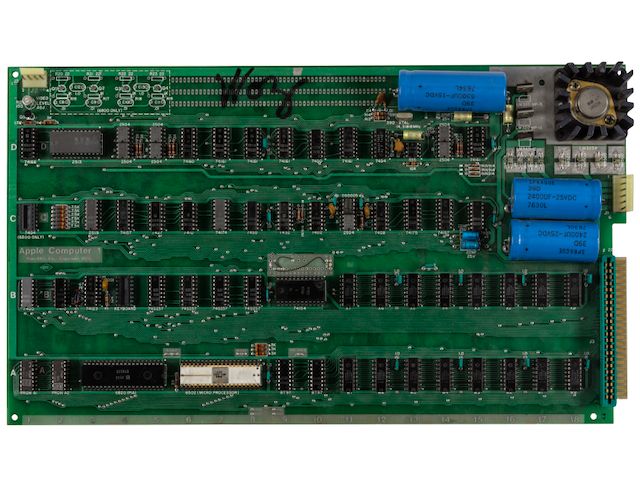 The Apple-1 "Hatfield" Computer to be Sold at Bonhams this Fall in New York