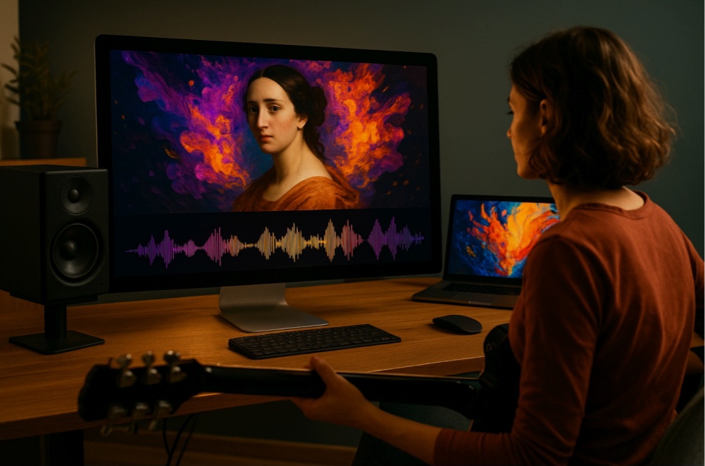 How Artists use Music Visualizers in Multimedia Work