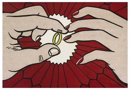 The Ring (Engagement) by Roy Lichtenstein