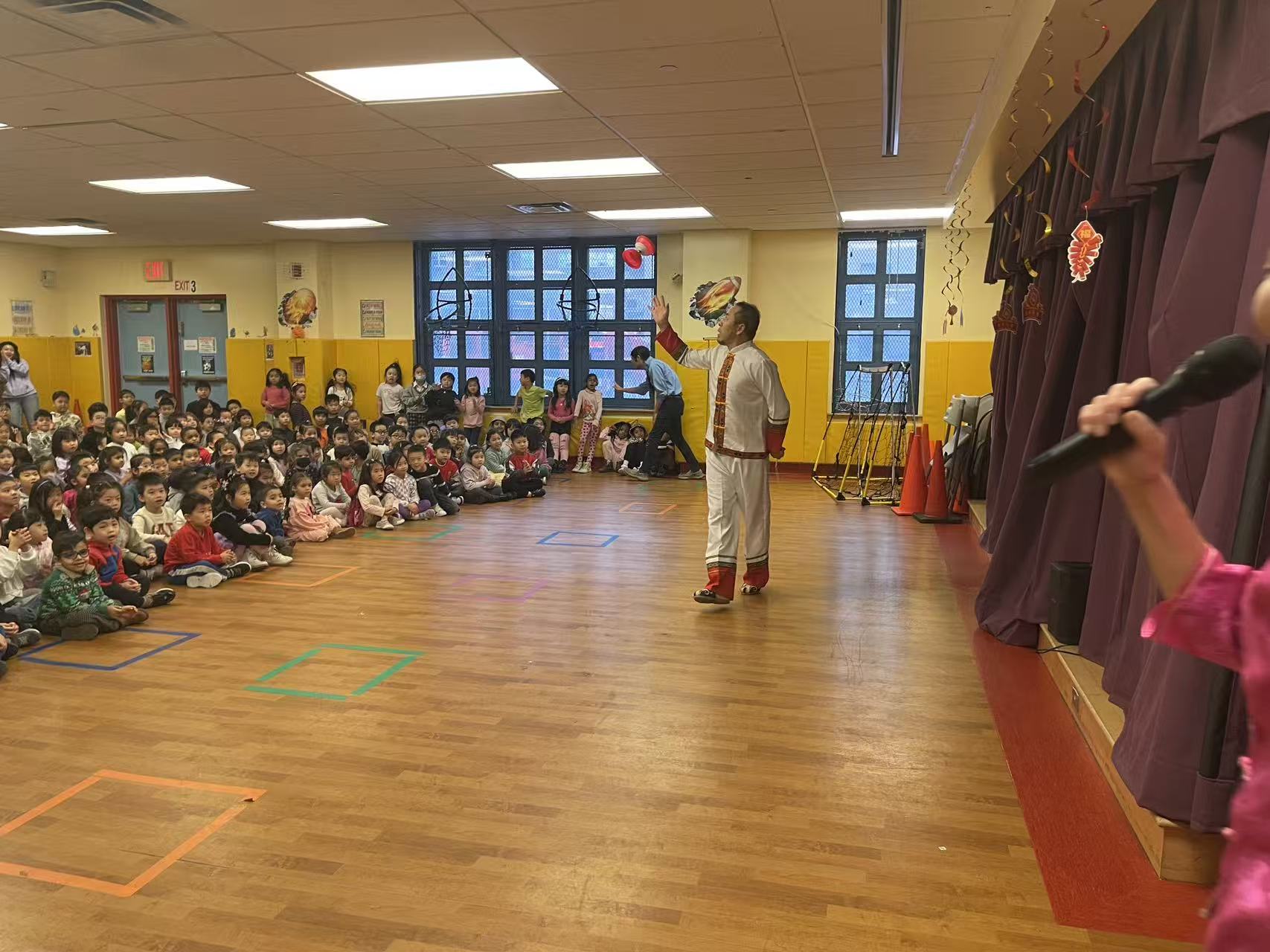 Zhen Yang Brings Chinese Diabolo Tradition to Students at P.S. 244Q