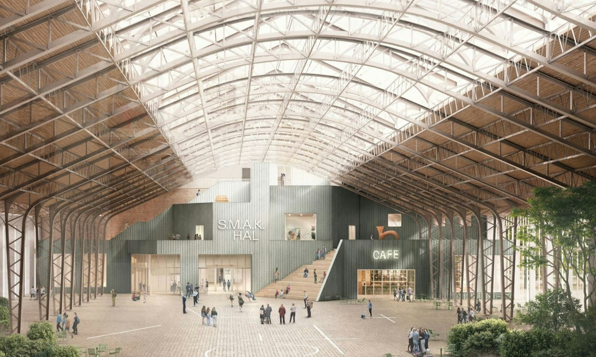 Winning Design Team proposed for renewed and enlarged S.M.A.K.