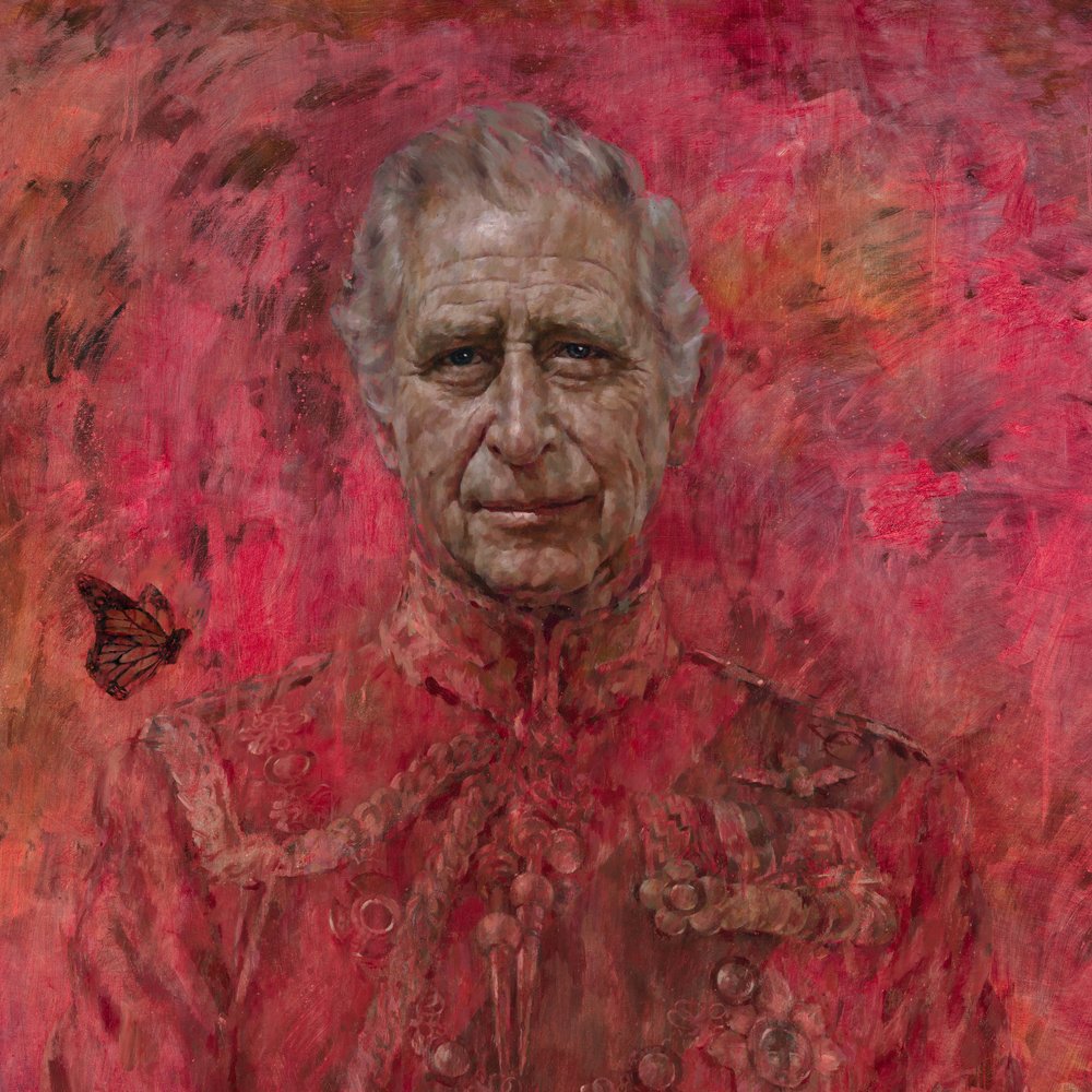 Portrait of King Charles III unveiled at Buckingham Palace