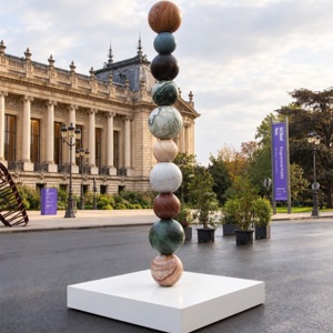 Alicja Kwade Sculpture Cut Short at Art Basel Paris Amid Citywide Unrest