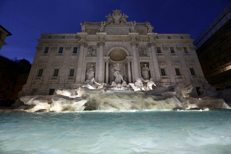 A Major Restoration of Rome's Trevi Fountain Is Underway