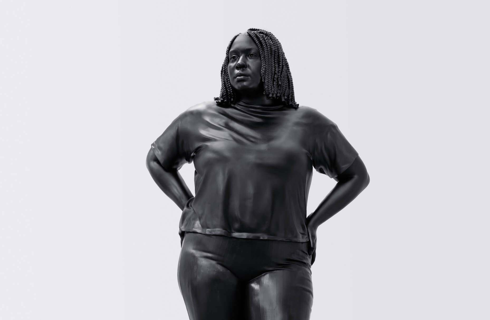 Thomas J Price's 12-Foot Bronzes take over Times Square New York