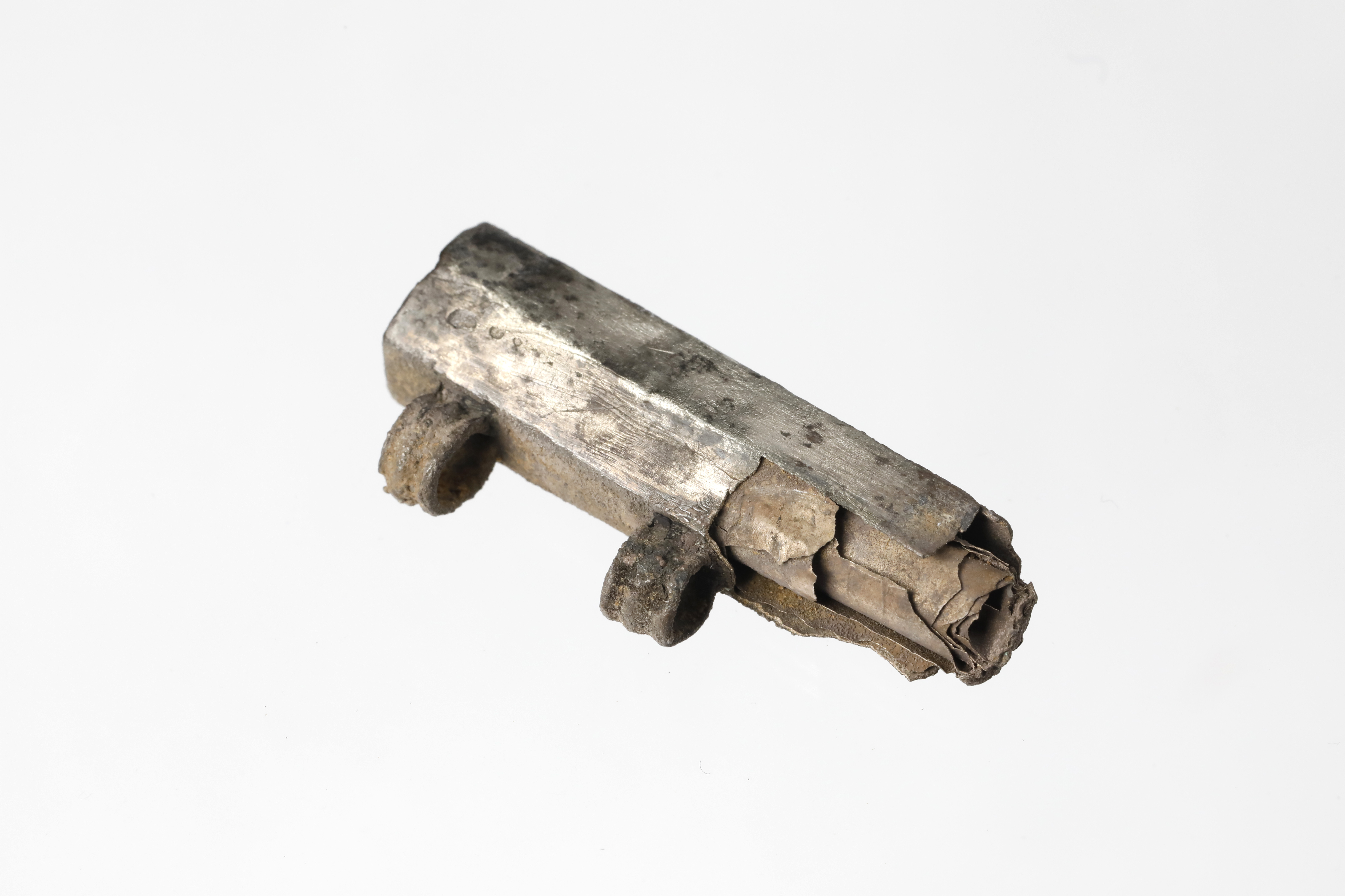 Silver Amulet unearthed in Frankfurt Grave Is the Oldest Evidence of Christianity North of the Alps