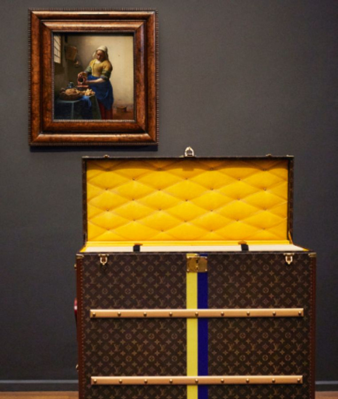 Vermeer’s The Milkmaid’s Voyage in Style