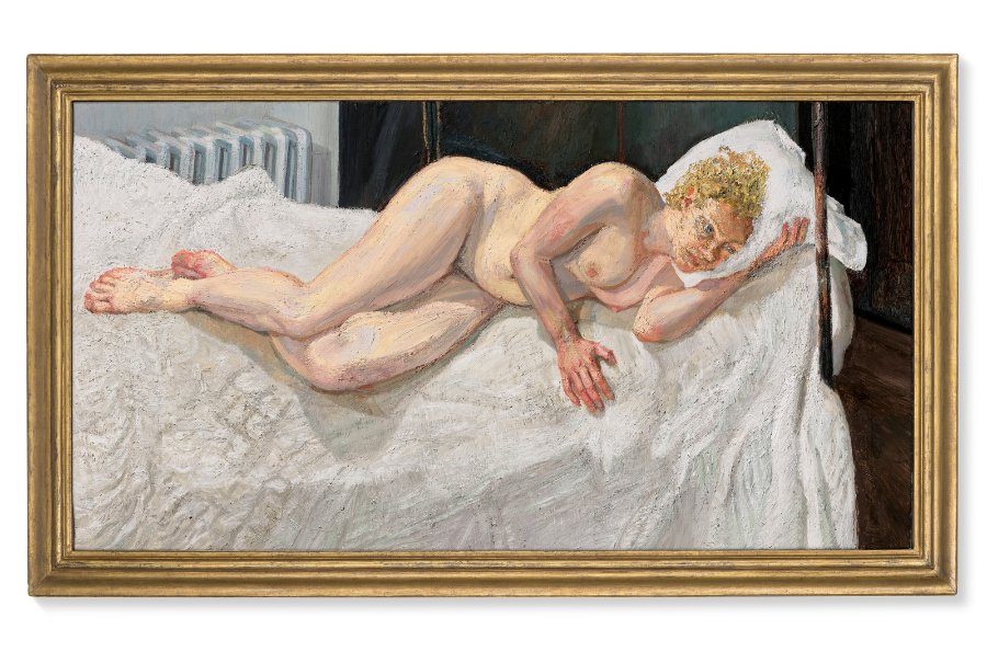 Late Masterpiece by Lucian Freud, Ria, Naked Portrait at Auction for the first Time