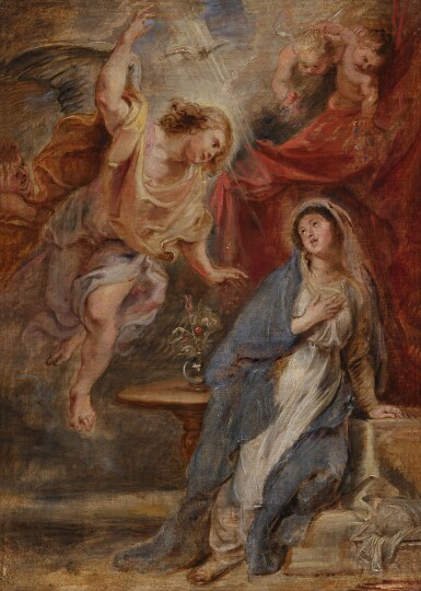 Oil Sketch by Rubens that served as the Study for an Altarpiece in the Rubenshuis comes to Auction