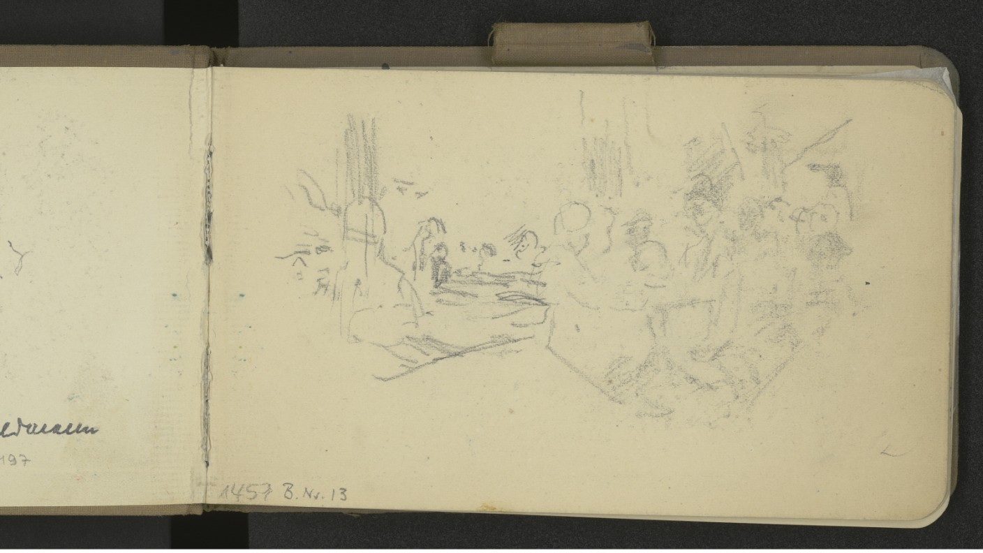Academy of Arts, Berlin, Returns a Sketchbook by Max Liebermann