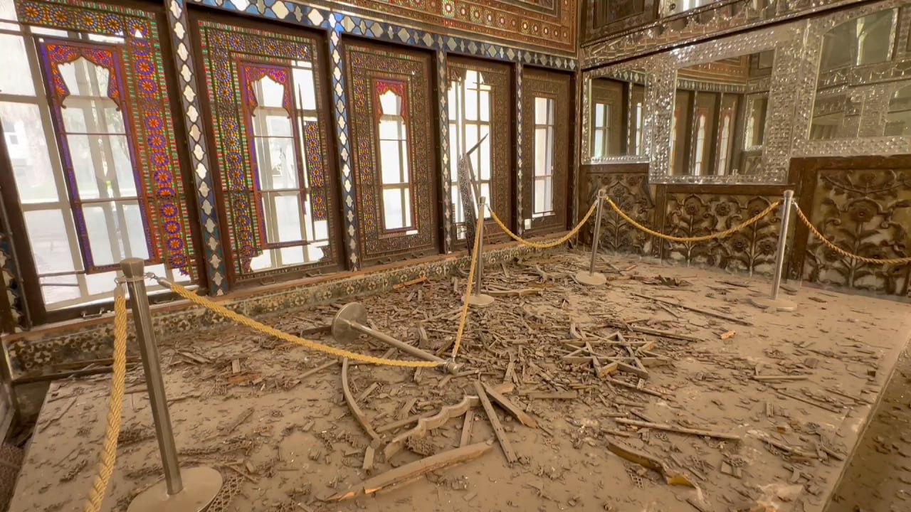 UNESCO listed Golestan Palace damaged in strikes on Tehran