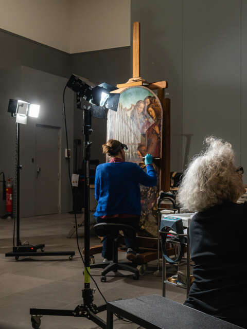 Restoration of the Upper register of the Interior of the Ghent Altarpiece Results promise Stunning Outcome